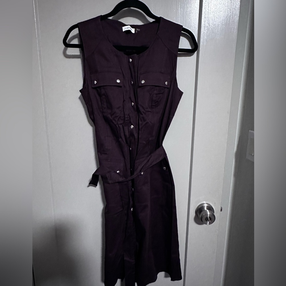 *Calvin Klein Deep Brown Dress